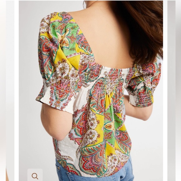 Millie CARO TOP IN KALEIDOSCOPE Size XS - Picture 2 of 9